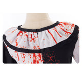 Terrifier Clown Black White Dress Cosplay Horrible Costume Halloween Party Suit