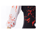 Terrifier Clown Black White Dress Cosplay Horrible Costume Halloween Party Suit