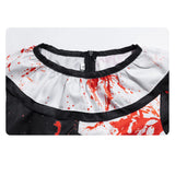 Terrifier Clown Black White Dress Cosplay Horrible Costume Halloween Party Suit