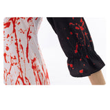 Terrifier Clown Black White Dress Cosplay Horrible Costume Halloween Party Suit
