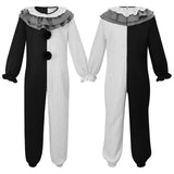 Terrifier Clown Cosplay Costume Halloween Carnival Party Suit   
