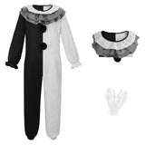 Terrifier Clown Cosplay Costume Halloween Carnival Party Suit   
