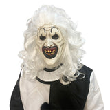Terrifier Horror Movie Christmas Hat Red Spot Mask Cosplay Latex Masks Helmet Masquerade Halloween Party Costume Props