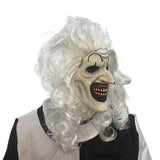 Terrifier Horror Movie Christmas Hat Red Spot Mask Cosplay Latex Masks Helmet Masquerade Halloween Party Costume Props