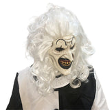 Terrifier Horror Movie Christmas Hat Red Spot Mask Cosplay Latex Masks Helmet Masquerade Halloween Party Costume Props