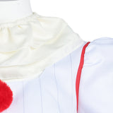 Terrifier Pennywise White Outfit Cosplay Costume Halloween Carnival Party Suit