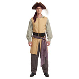 The Backrooms Captaion Clark Brown Outfit Cosplay Costume Halloween Carnival Party Suit