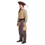 The Backrooms Captaion Clark Brown Outfit Cosplay Costume Halloween Carnival Party Suit