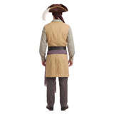 The Backrooms Captaion Clark Brown Outfit Cosplay Costume Halloween Carnival Party Suit