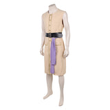 The Backrooms Clark White Sleeveless Pirate Outfit Cosplay Costume Halloween Carnival Party Suit
