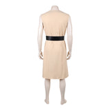 The Backrooms Clark White Sleeveless Pirate Outfit Cosplay Costume Halloween Carnival Party Suit