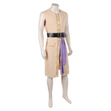 The Backrooms Clark White Sleeveless Pirate Outfit Cosplay Costume Halloween Carnival Party Suit