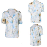 The Backrooms Mary Women White Printed Shirt Cosplay Costume Halloween Carnival Party Suit