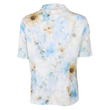 The Backrooms Mary Women White Printed Shirt Cosplay Costume Halloween Carnival Party Suit