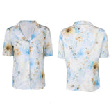 The Backrooms Mary Women White Printed Shirt Cosplay Costume Halloween Carnival Party Suit