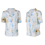 The Backrooms Mary Women White Printed Shirt Cosplay Costume Halloween Carnival Party Suit