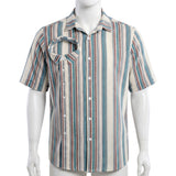 The Backrooms Pirate Clark Gray Striped Shirt Cosplay Costume Halloween Carnival Party Suit
