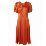 The Bride of Frankenstein The Bride Cosplay Orange Dress Halloween Carnival Party Suit