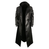 The Crow 2024 Eric Draven Black Coat Cosplay Costume Outfits Halloween Carnival Suit