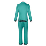 The Disastrous Life of Saiki K Saiki Kusuo Green Outfit Cosplay Costume Halloween Carnival Party Suit