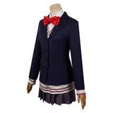 The Ensemble Stars!!  Aira Shiratori Navy Blue School Uniform Set Anime Cosplay Costume Outfits Halloween Carnival Suit