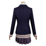 The Ensemble Stars!!  Aira Shiratori Navy Blue School Uniform Set Anime Cosplay Costume Outfits Halloween Carnival Suit