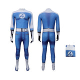The Fantastic Four Mister Fantastic Cosplay Costume Outfit Halloween Carnival Suit