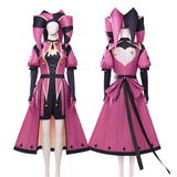 The Freak Circus Columbine Women Pink Outfit Cosplay Costume Halloween Carnival Party Suit