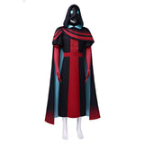 The Freak Circus Doctor Red Outfit Cosplay Costume Halloween Carnival Party Suit