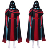The Freak Circus Doctor Red Outfit Cosplay Costume Halloween Carnival Party Suit