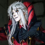 The Freak Circus Pierrot Cosplay Costume For Men Halloween Carnival Party