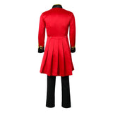 The Greatest Showman P.T. Barnum Red Outfit Cosplay Costume Halloween Carnival Party Suit