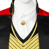 The Greatest Showman P.T. Barnum Red Outfit Cosplay Costume Halloween Carnival Party Suit