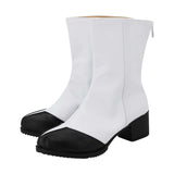 The Gundam Neo Roanoke Anime Cosplay White Shoes Boots