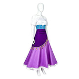 The Hunchback of Notre Dame Esmeralda Women Purple Dress Cosplay Costume Halloween Carnival Party Suit
