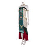 The Legend of Zelda Sonia Green Cosplay Dress For Adult Female Halloween Carnival Party Suit