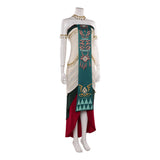 The Legend of Zelda Sonia Green Cosplay Dress For Adult Female Halloween Carnival Party Suit
