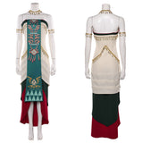 The Legend of Zelda Sonia Green Cosplay Dress For Adult Female Halloween Carnival Party Suit