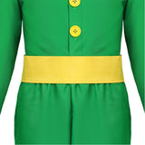 THE LITTLE PRINCE Green Kids Cosplay Costume Halloween Carnival Party Suit   