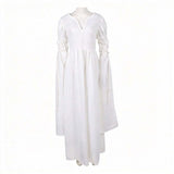 The Lord of the Rings Éowyn Red White Dress Women Cosplay Costume Halloween Carnival Party Suit