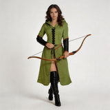The Lord of the Rings Arwen Green Outfit Cosplay Costume Halloween Carnival Party Suit