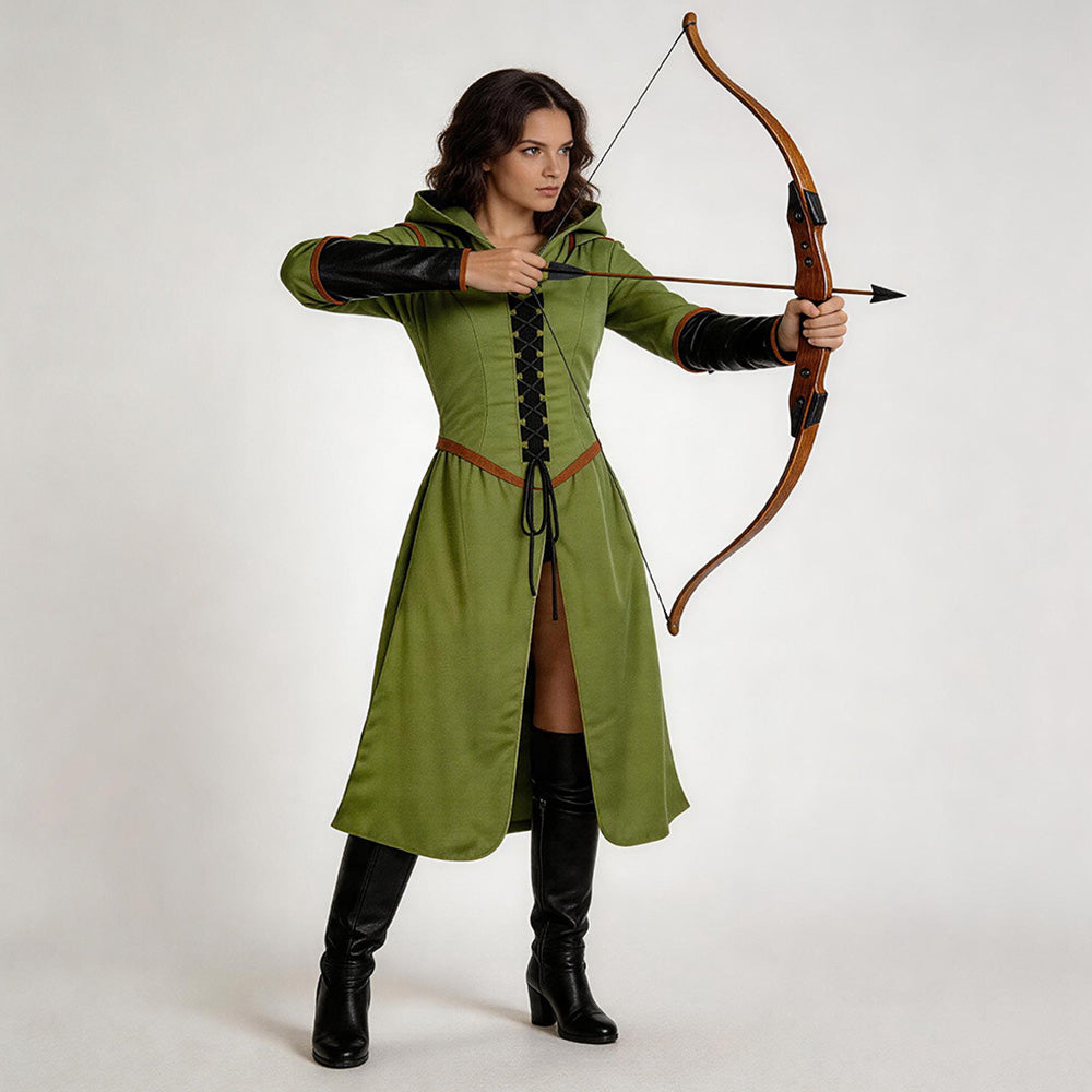 The Lord of the Rings Arwen Green Outfit Cosplay Costume Halloween Car –