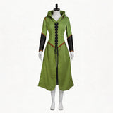 The Lord of the Rings Arwen Green Outfit Cosplay Costume Halloween Carnival Party Suit