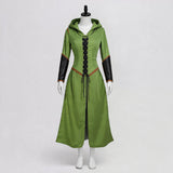 The Lord of the Rings Arwen Green Outfit Cosplay Costume Halloween Carnival Party Suit