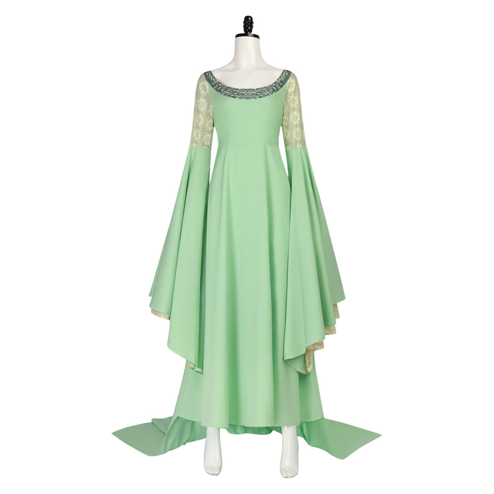 The Lord of the Rings Costume Arwen Cosplay Green Dress For Adult Fema –  Cosplaysky.ca