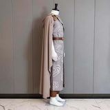 The Lord of the Rings Elrond Gray Outfit Cosplay Costume Halloween Carnival Party Suit