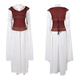 The Lord of the Rings Eowyn White Dress Cosplay Costume Halloween Carnival Party Suit