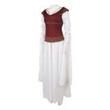 The Lord of the Rings Eowyn White Dress Cosplay Costume Halloween Carnival Party Suit