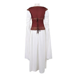 The Lord of the Rings Eowyn White Dress Cosplay Costume Halloween Carnival Party Suit