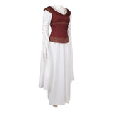The Lord of the Rings Eowyn White Dress Cosplay Costume Halloween Carnival Party Suit